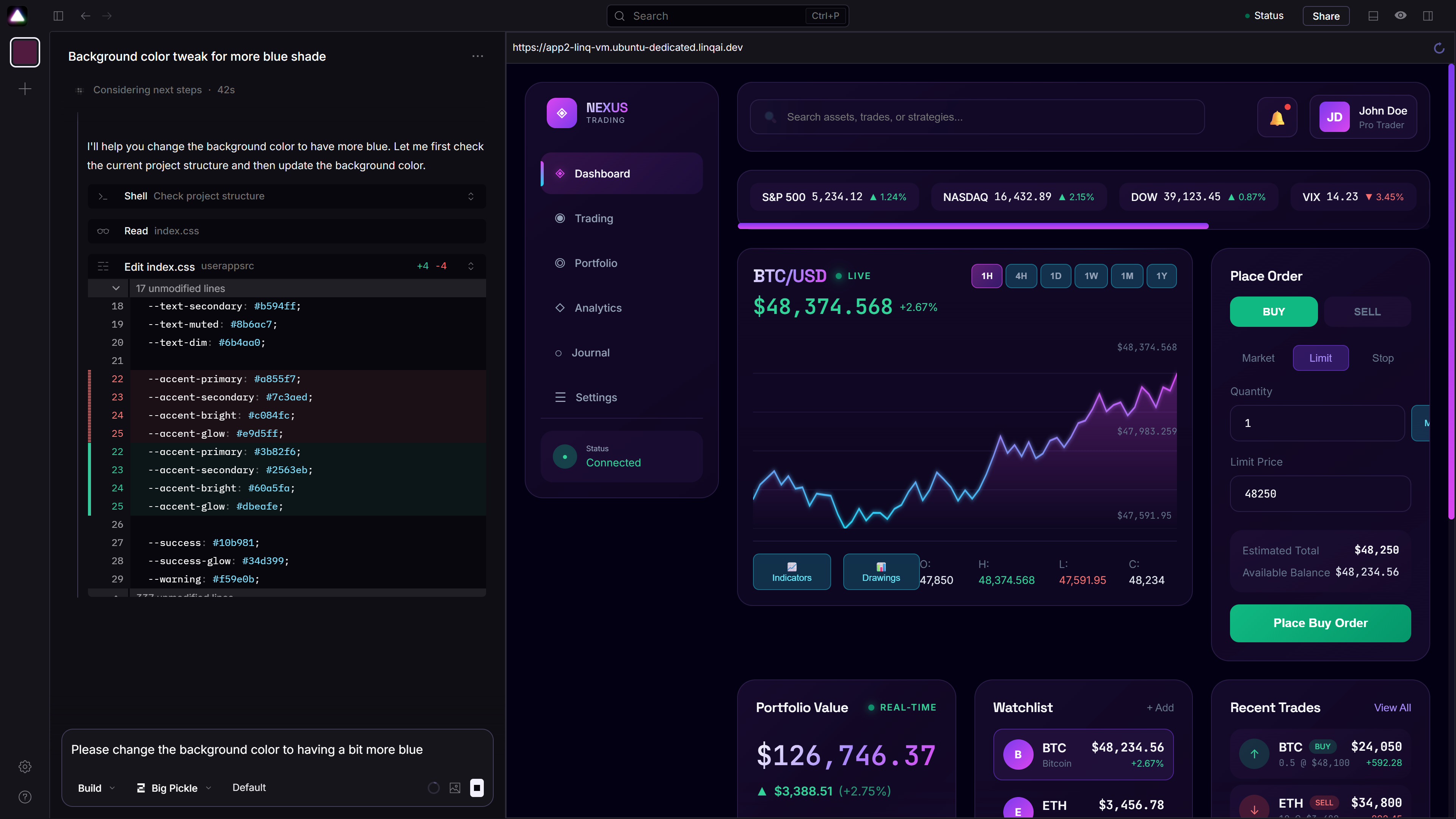 Aura Code - AI-powered cloud development environment